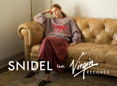 SNIDEL』と英国の独立系レコードレーベル『Virgin RECORDS』待望の