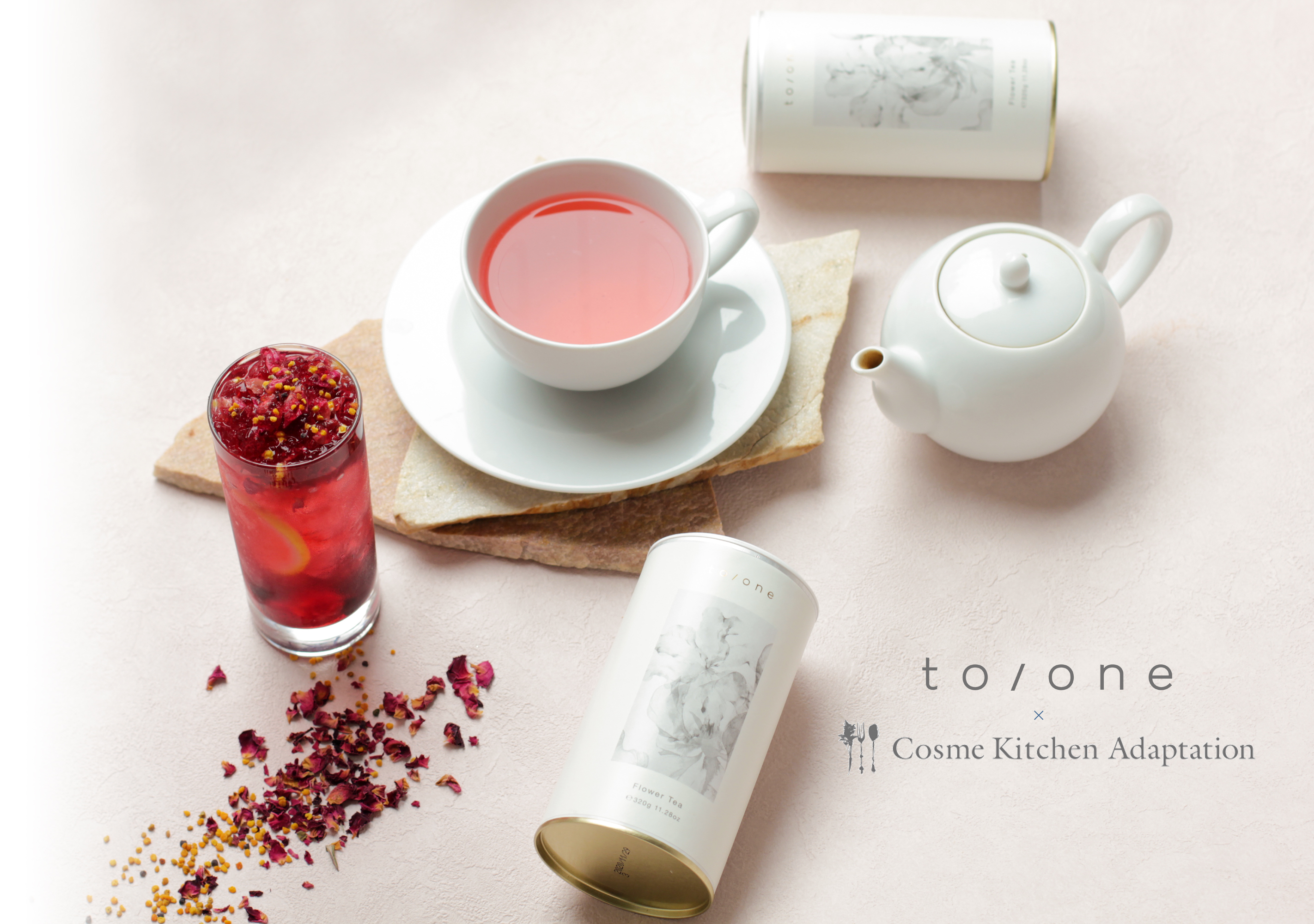 【Cosme Kitchen Adaptation】メイクアップブランド「to/one(トーン)」2020年春夏コレクションの発売を記念したスペシャルコラボレーションドリンクを発売！
