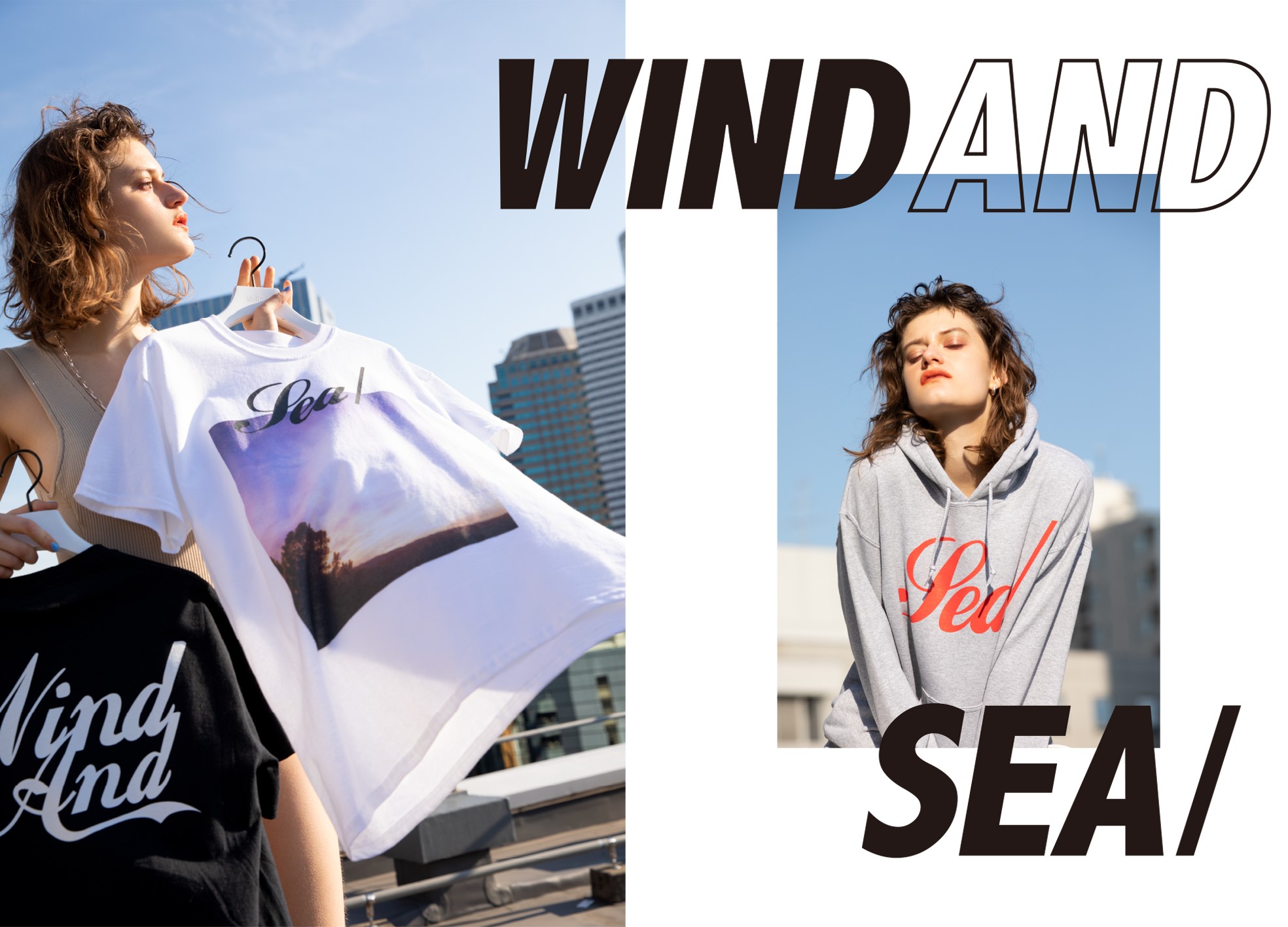 styling/コラボ　WIND AND SEA Tシャツ