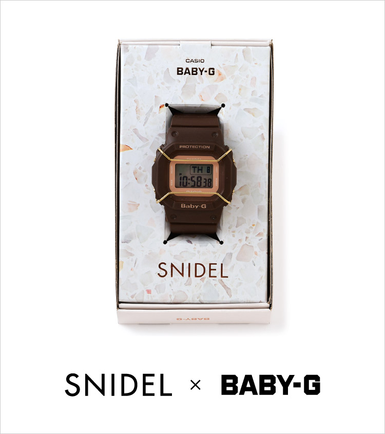 前回即完売した「SNIDEL×BABY-G」コラボレーションアイテム第2弾が発売 