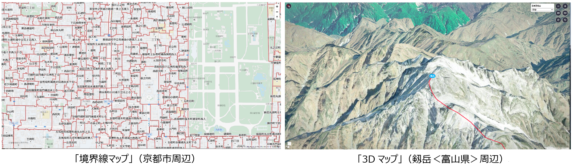 3dで日本百名山が楽しめる3dマップと 境界線が見やすい境界線マップ 実験サイト マピオンテックラボ で試験的に公開 株式会社one Compathのプレスリリース