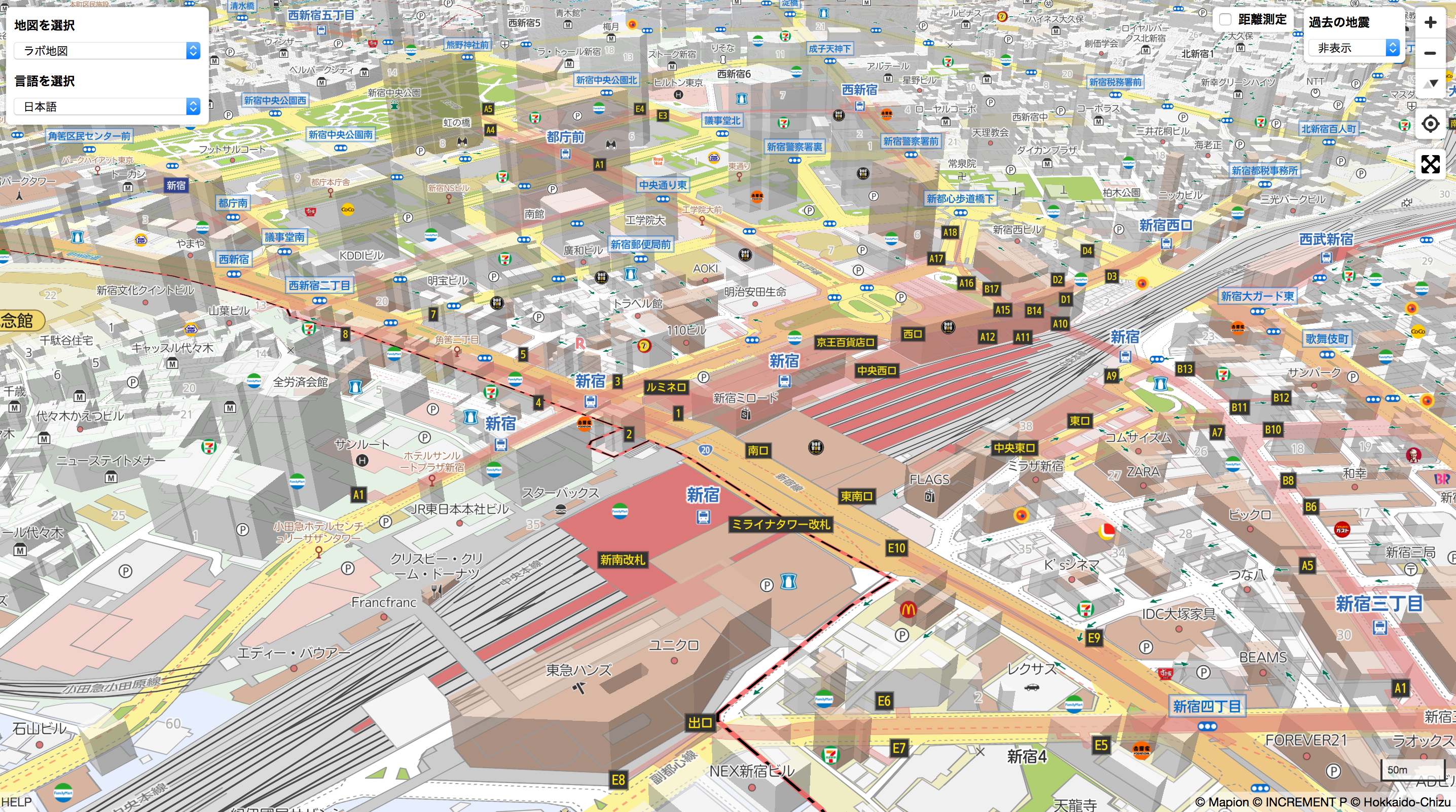 マピオン 位置情報や地図の技術情報を発信するテックラボサイト内にベクター地図のアップデート版を公開 株式会社one Compathのプレスリリース