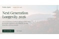 「Longevity Global Conference」、世界のトップリーダー30名以上が大阪に集結「Next Generation Longevity 2026」10月15日・16日開催