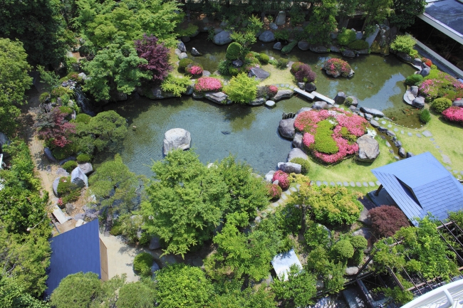 四季折々の自然が楽しめる「ホテル新光」自慢の日本庭園