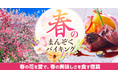 春の花を愛でる眼福、春の美味しさを食す口福。春の風に誘われて訪れたい 大江戸温泉物語 山あいの宿で3月1日、春のまんぞくバイキングスタート!