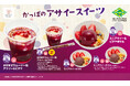 かっぱ寿司の定番アサイースイーツに鮮やかな夏限定・ピタヤ全3種が新登場! 『まぜまぜスムージー風 アサイー&ピタヤ』2種・『ミニアサイー&ピタヤボウル』を販売