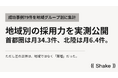 地域別の採用力を実測公開｜首都圏月34.3件、北陸月6.4件。差の正体は業種