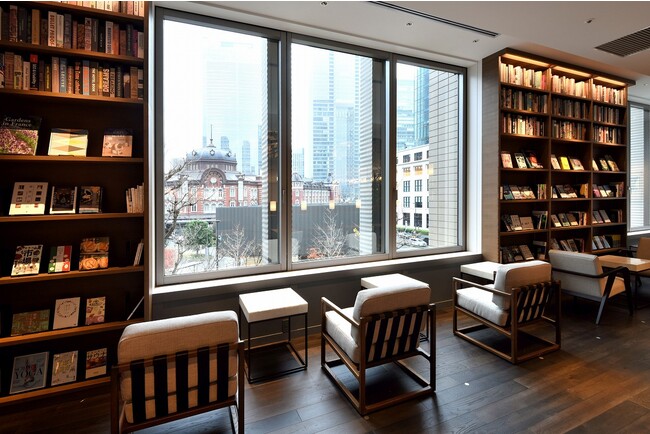 さまざまな表情の東京駅の眺望を楽しめます