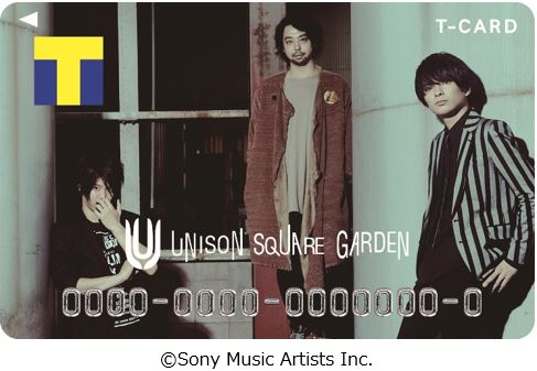 アルバム「MODE MOOD MODE」リリース記念「Tカード（UNISON SQUARE GARDENデザイン）」1月23日（火）より、TSUTAYA店頭発行スタート!!