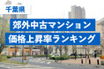 【千葉県・中古マンション相場】5年間での駅別価格上昇率ランキングを発表！最上位は「流山セントラルパーク駅」で81.4％上昇〜「ターミナル近接駅」が躍進、相場2,000万円台の駅が3,000万円以上へ〜
