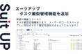 経営支援クラウド「Suit UP」(スーツアップ)、タスク雛型管理機能(β版)の追加のお知らせ