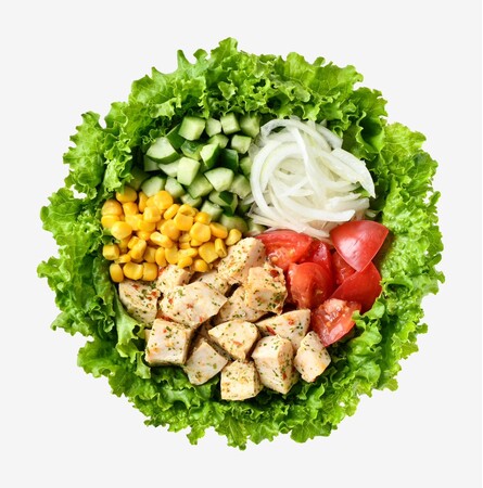 ハーブチキンと彩り野菜のサラダ