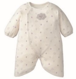 バンザイしてかえる足で眠る赤ちゃんのために考えた ドレスオール ねんね期に適した形状 長袖 新発売 株式会社 赤ちゃん本舗のプレスリリース