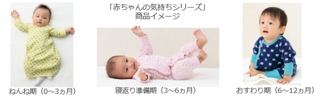 「赤ちゃんの気持ちシリーズ」商品イメージ