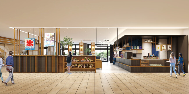 「和カフェ Tsumugi 有明ガーデン店」の外観