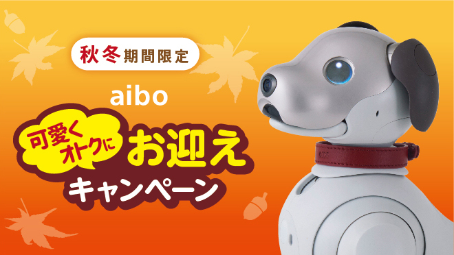 ソニーストア Aibo 可愛くオトクにお迎えキャンペーン を19年10月16日 水 から年1月7日 火 まで実施 ソニーマーケティング株式会社のプレスリリース