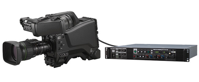 ＜左から：マルチフォーマットポータブルカメラ『HXC-FZ90』、カメラコントロールユニット『HXCU-FZ90』＞