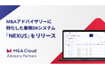 M&Aクラウド、M&Aアドバイザリーに特化した業務DXシステム「NEXUS」をリリース ~高度なアドバイザリー業務を効率化し時間短縮&成約数向上へ~