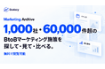BtoBマーケ支援のScalacy、BtoB企業1,000社のマーケティング施策や注力傾向を閲覧できるWebメディア「Marketing Archive」を提供開始
