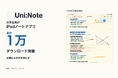 個人開発の大学生向けiPadノートアプリ「Uni:Note」、公開から半年を待たず累計1万ダウンロードを突破