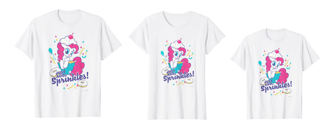 ピンキーパイ Cupcake with Sprinkles! Tシャツ