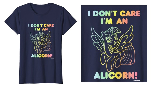 トワイライトスパークル Alicorn Tシャツ 