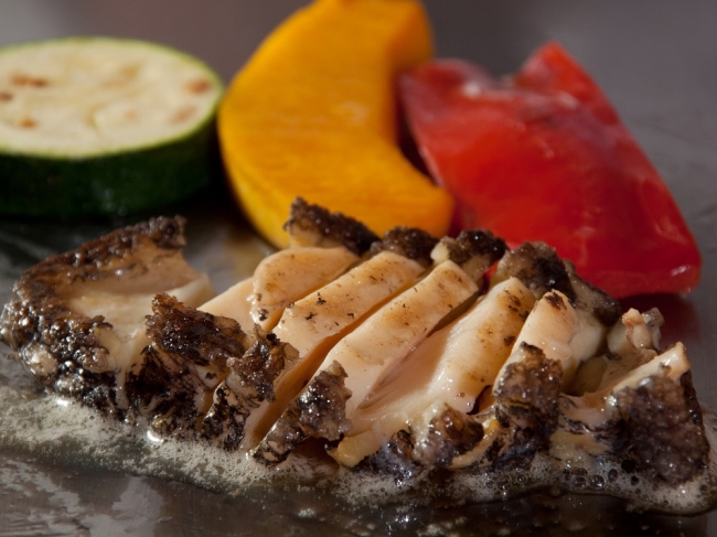 鉄板焼き イメージ（活アワビ）