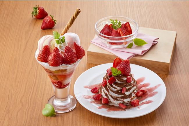 和食さと やってきました 苺 を使った６種類のデザートが新登場 サトフードサービス株式会社のプレスリリース
