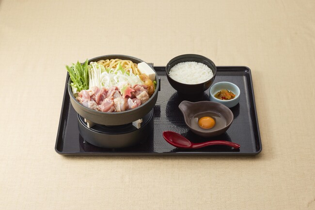 名古屋コーチンのすき焼き鍋定食　　１,７９９円(税込　１,９７８円)