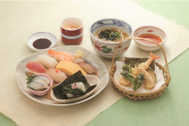 季節のすし和膳(春) 　１,４９９円(税込１,６４８円)