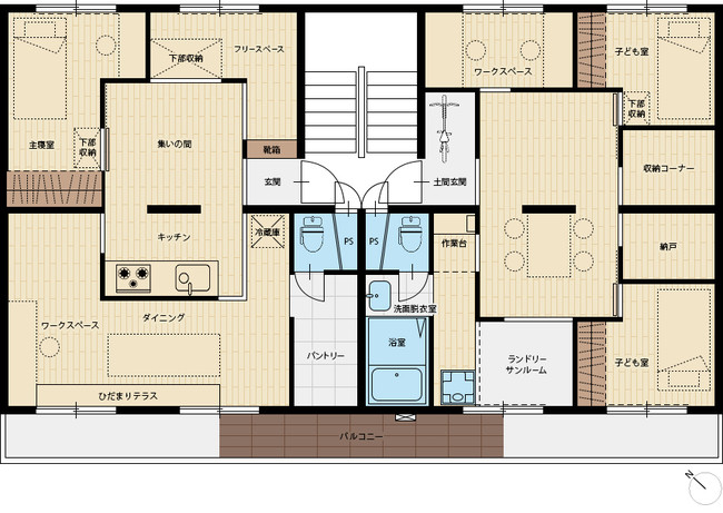 団地住まいでも90 の広々空間や庭つきのお部屋が手に入る 職住一体のくらしに対応した初挑戦のリノベーションプランを提案 大阪府住宅 供給公社のプレスリリース