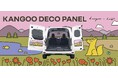 ルノー カングーのアイコンとなっているダブルバックドアを個性的に彩る専用ステッカー「カングー デコパネル」を発売