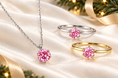 ピンクダイヤモンドを、特別な日だけでなく日常の選択肢へJEWELRY CASTLEが鑑定書付きのネックレスとリングを発売