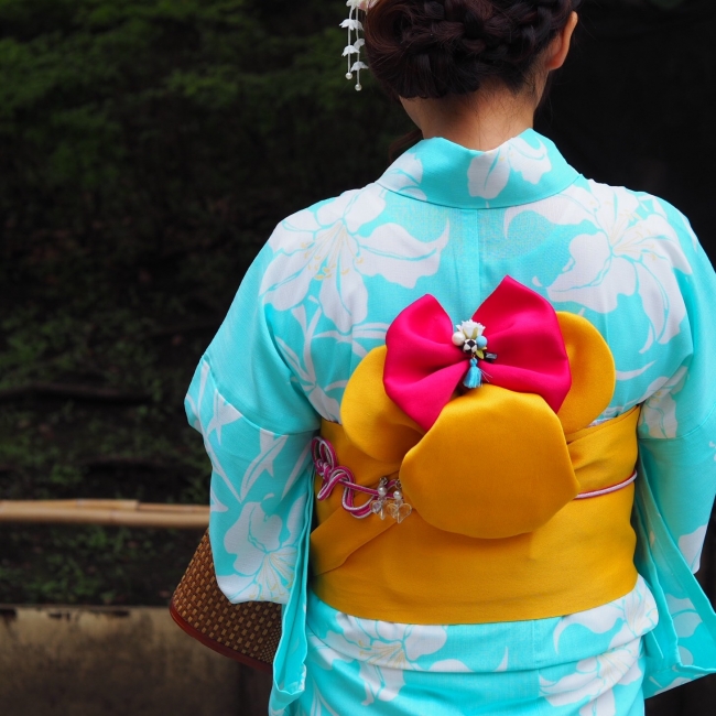 ミッキーマウスの形をした 帯マウス を 着物レンタル浅草愛和服 全着付師がマスター アイワフク株式会社のプレスリリース