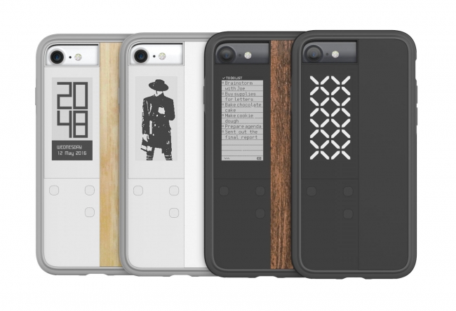 Style 背面に時計や予定などを表示できるiphone 7 Iphone 8向けケース Inkcase Ivy を販売開始 ソフトバンク株式会社のプレスリリース