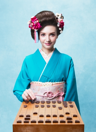 日本の伝統的競技と、異国文化の融合を表現した商品イメージカット