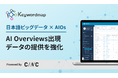 SEOツールKeywordmap、ビッグデータを基盤にAI Overviews（AIOs）出現データの提供を強化