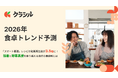【クラシル 2026年食卓トレンド予測】猛暑で「キッチン滞在時間短縮」ニーズが本格化！　レシピ動画再生数3.5倍の「スマート調理」から読み解く今年の食卓像