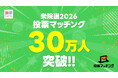 第51回衆議院議員選挙（2月8日投票）投票マッチングが、選挙ドットコム史上最速で利用者数30万人を突破！！