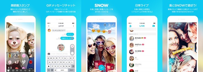 動画コミュニケーションアプリ Snow 世界２２００万ダウンロード突破 Camp Mobile Corporationのプレスリリース