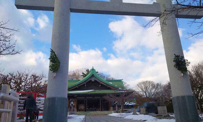 初詣は室蘭八幡宮で