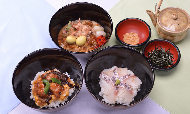 室蘭プリンスホテル - 朝食の選べる三丼 -