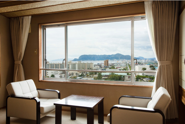 函館山、津軽海峡も客室よりご覧いただけます