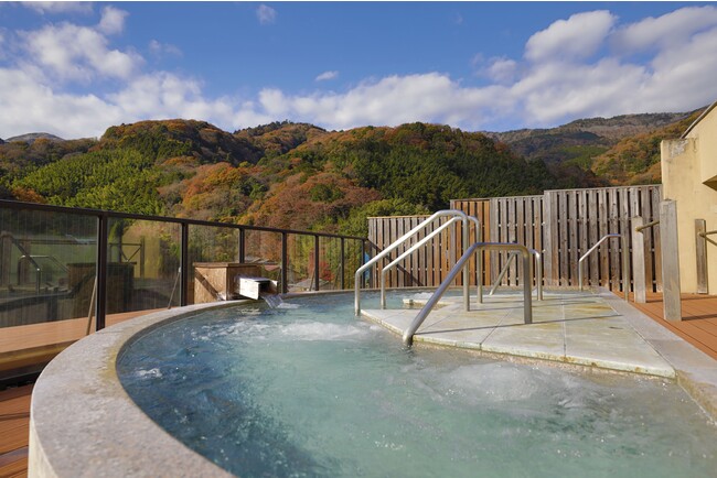 秋の展望露天風呂 秋の展望露天風呂