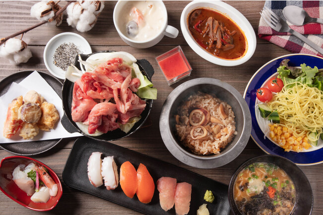 夕食メニュー一例 夕食メニュー一例