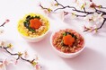 3日間限定!桃の節句・ひなまつりを彩るちらし2種「カップちらし~そぼろ~」「カップちらし~かに~」 3月1日(土)~3日(月)「一汁旬菜 日本橋だし場」6店舗で販売
