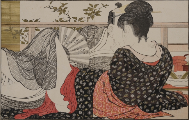 喜多川歌麿「歌まくら」　天明8年（1788）浦上満氏蔵