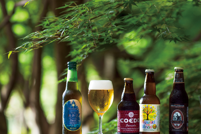 厳選したクラフトビール4種類が飲み放題