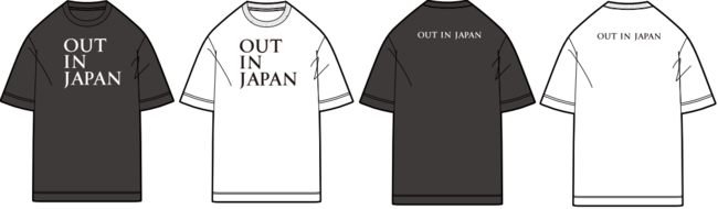 GLOBAL WORK オリジナルデザイン 「OUT IN JAPAN」Tシャツ