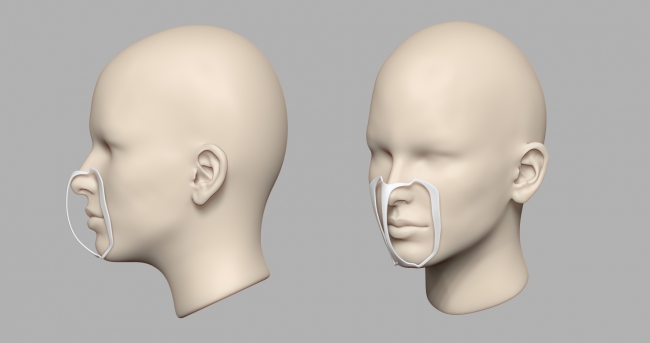 マスク化粧崩れ対策！】B´full「3Dプリント製 立体インナー:メイク 